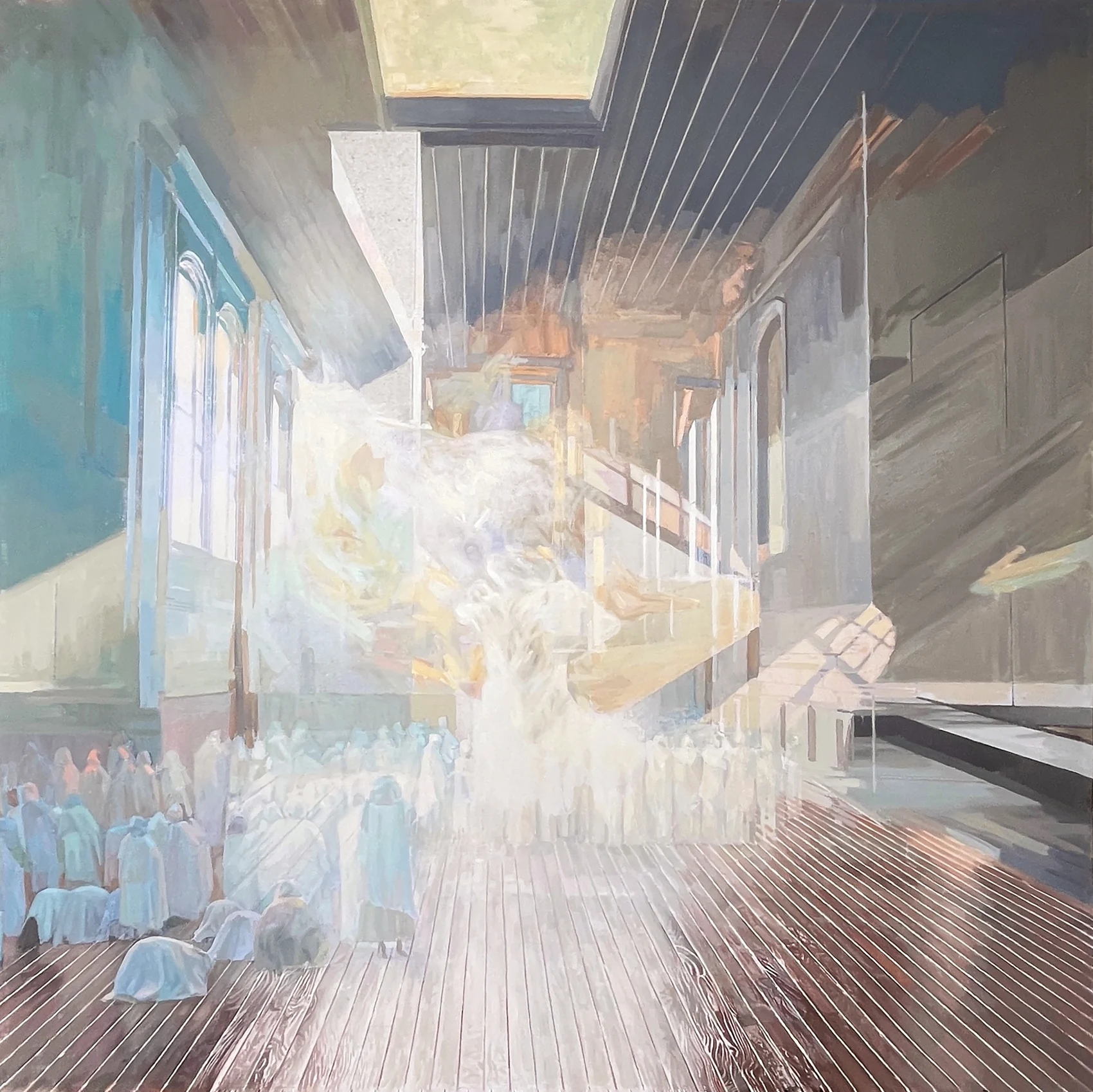 The Ascent, a painting by Yared Olivelli