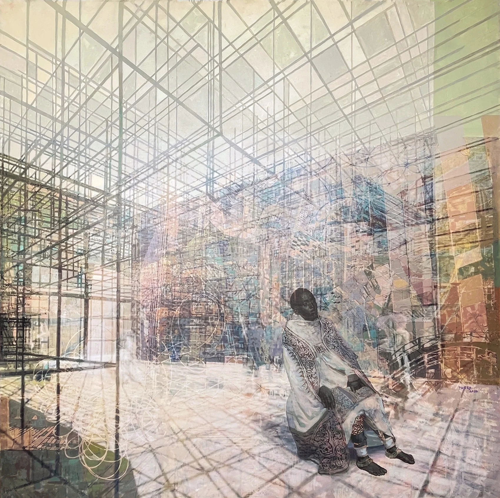 Unfinished Memory (1), a painting by Yared Olivelli