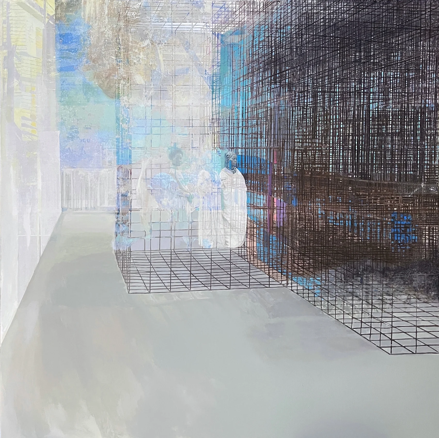 Unfinished Memory (3), a painting by Yared Olivelli
