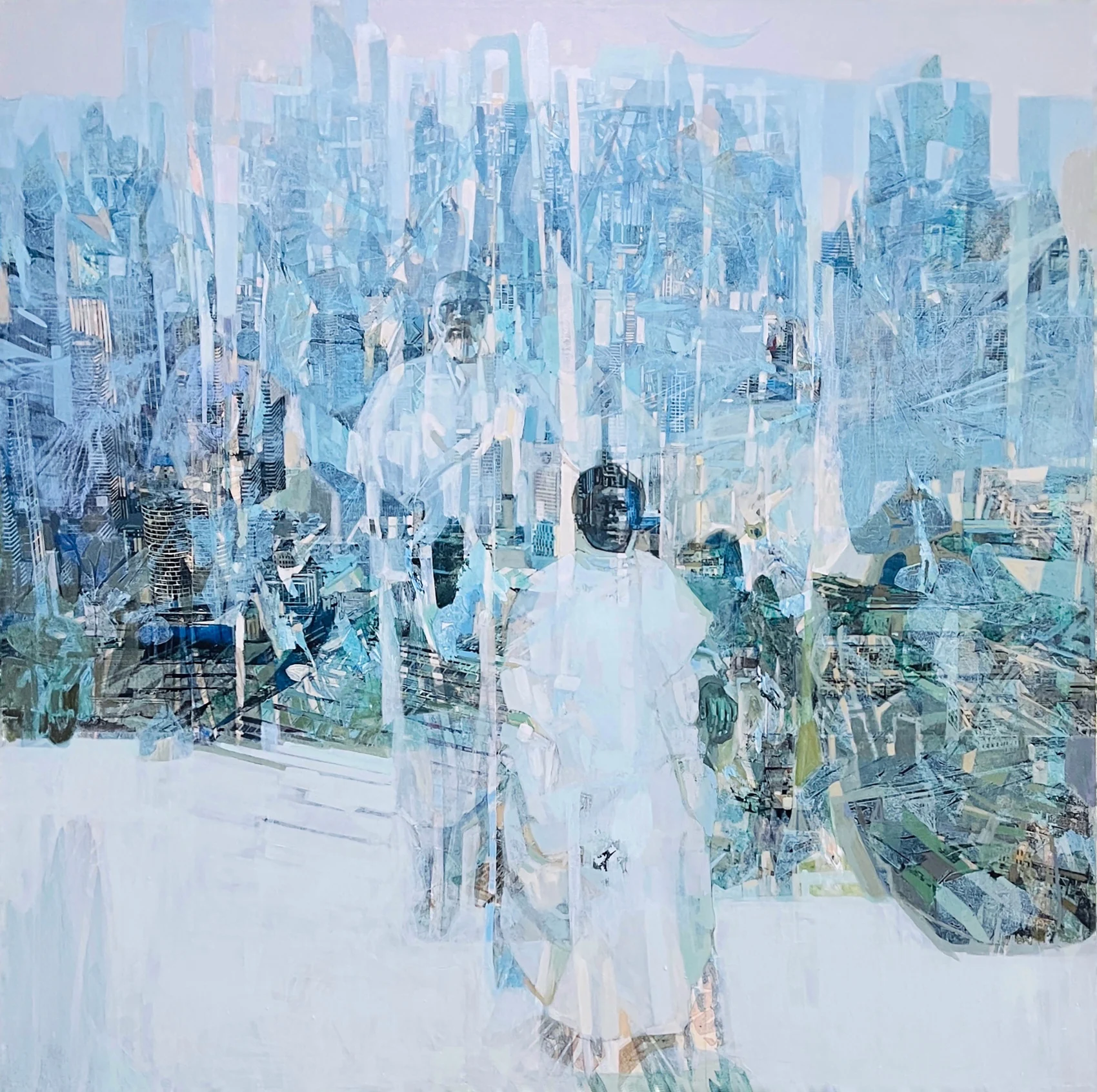 Unfinished Memory (4), a painting by Yared Olivelli