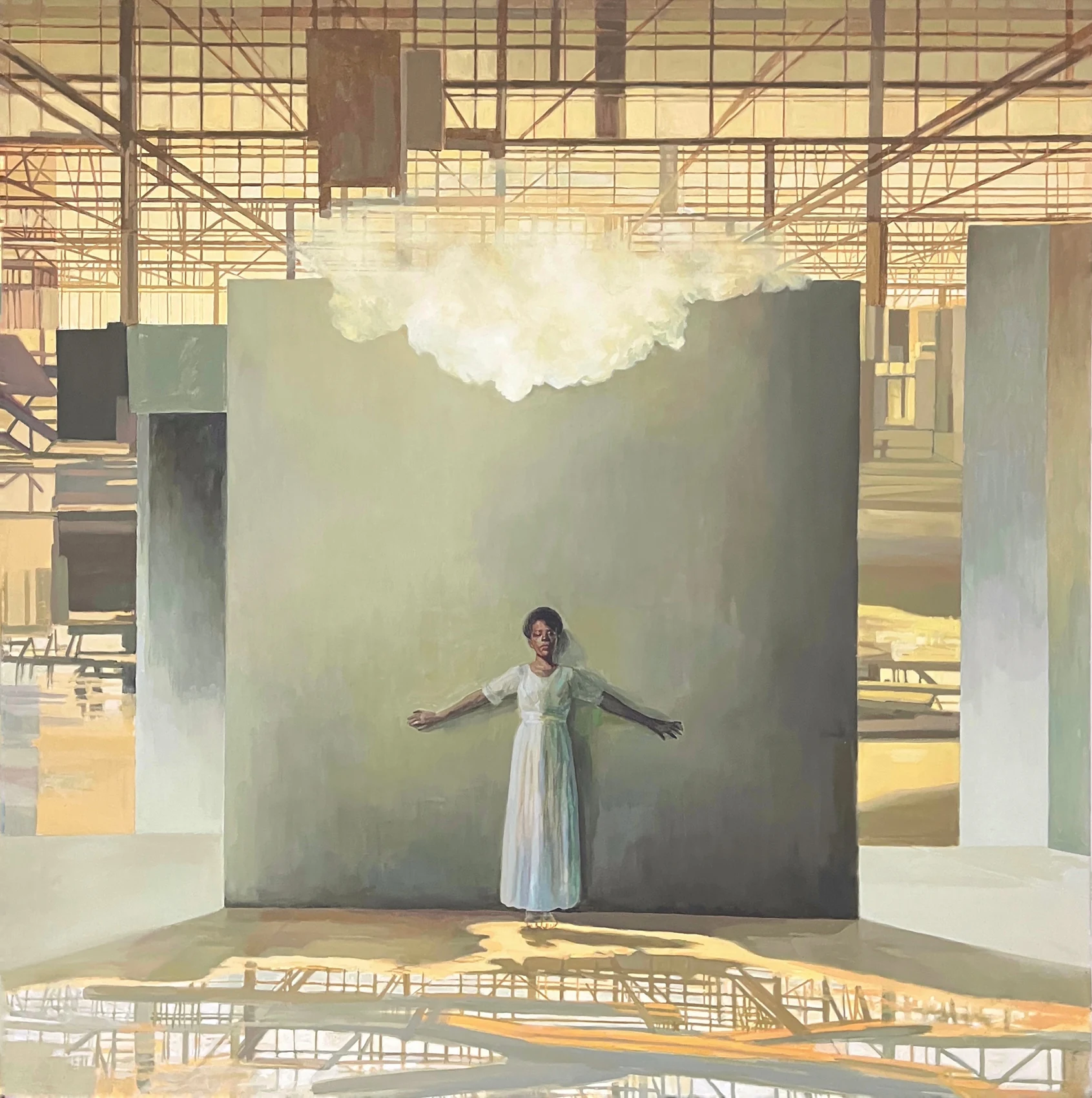 Unfinished Inside, a painting by Yared Olivelli